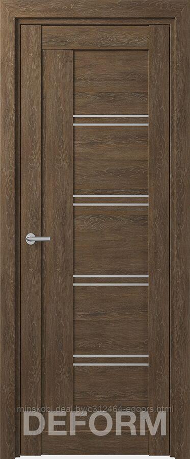 Дверь межкомнатная D18 DEFORM ДО матовое 800*2000 Дуб шале корица