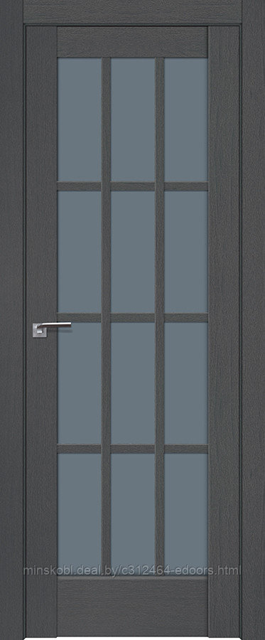 Дверь межкомнатная Profildoors 102XN графит 800*2000 Грувд