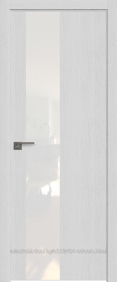 Дверь межкомнатная 5ZN (ABS) белый лак 800*2000 Монблан кромка в цвет БЕЗ ЗПП БЕЗ ЗПЗ