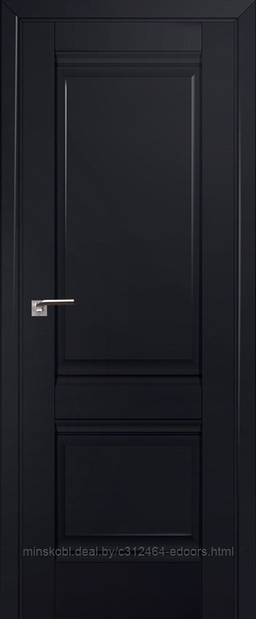 Дверь межкомнатная 1U 800*2000 Черный матовый
