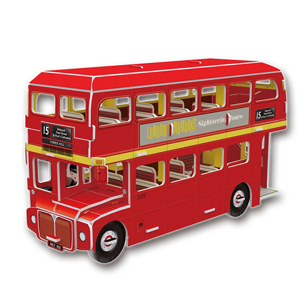 Кубик фан Лондонский двухэтажный автобус Cubic Fun S3018h - фото 2 - id-p119104358