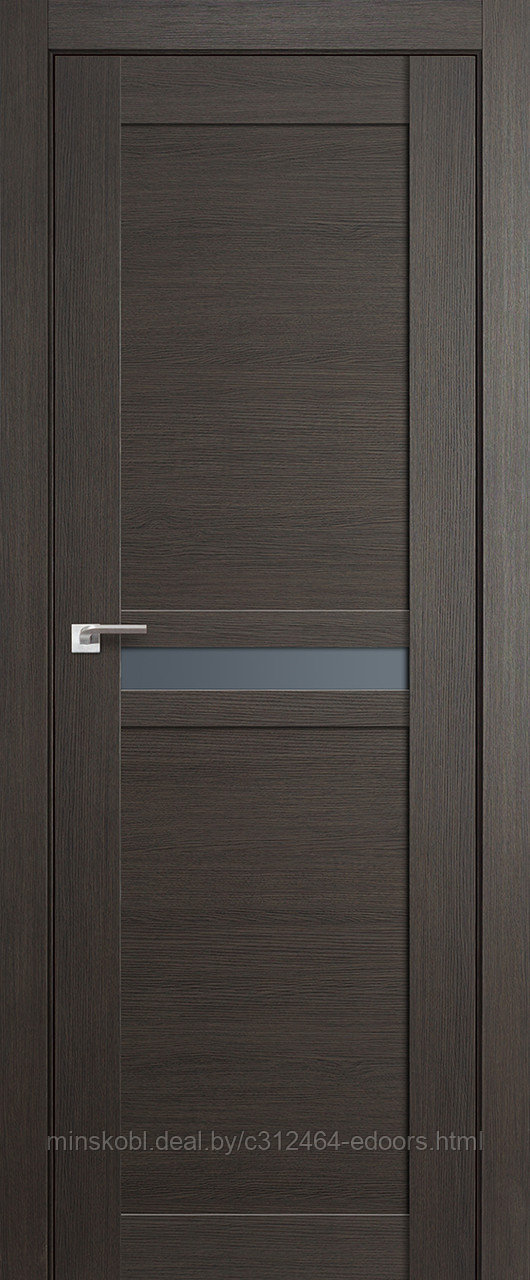 Дверь межкомнатная 2.43X графит 800*2000 Грей мелинга