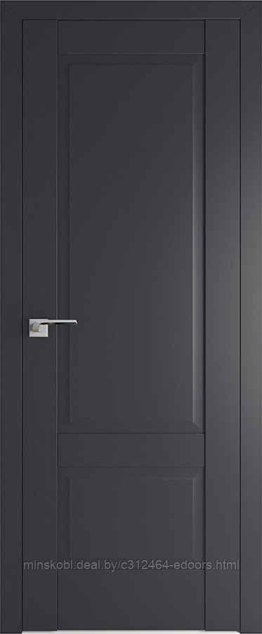 Дверь межкомнатная 105U 800*2000 Антрацит