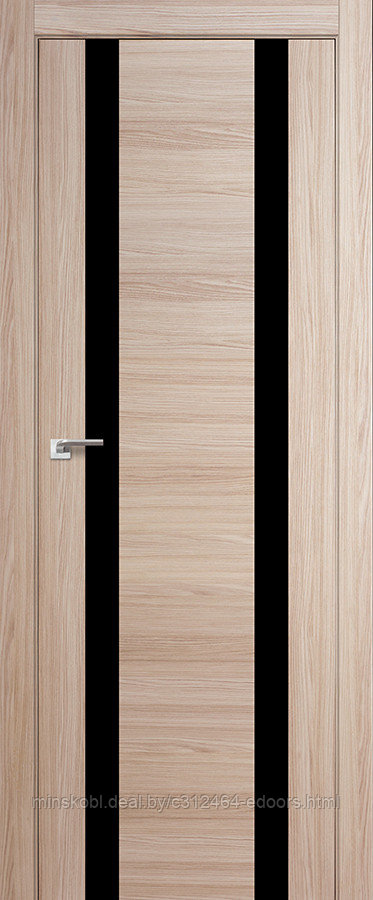 Дверь межкомнатная 63X черный лак 800*2000 Капучино мелинга