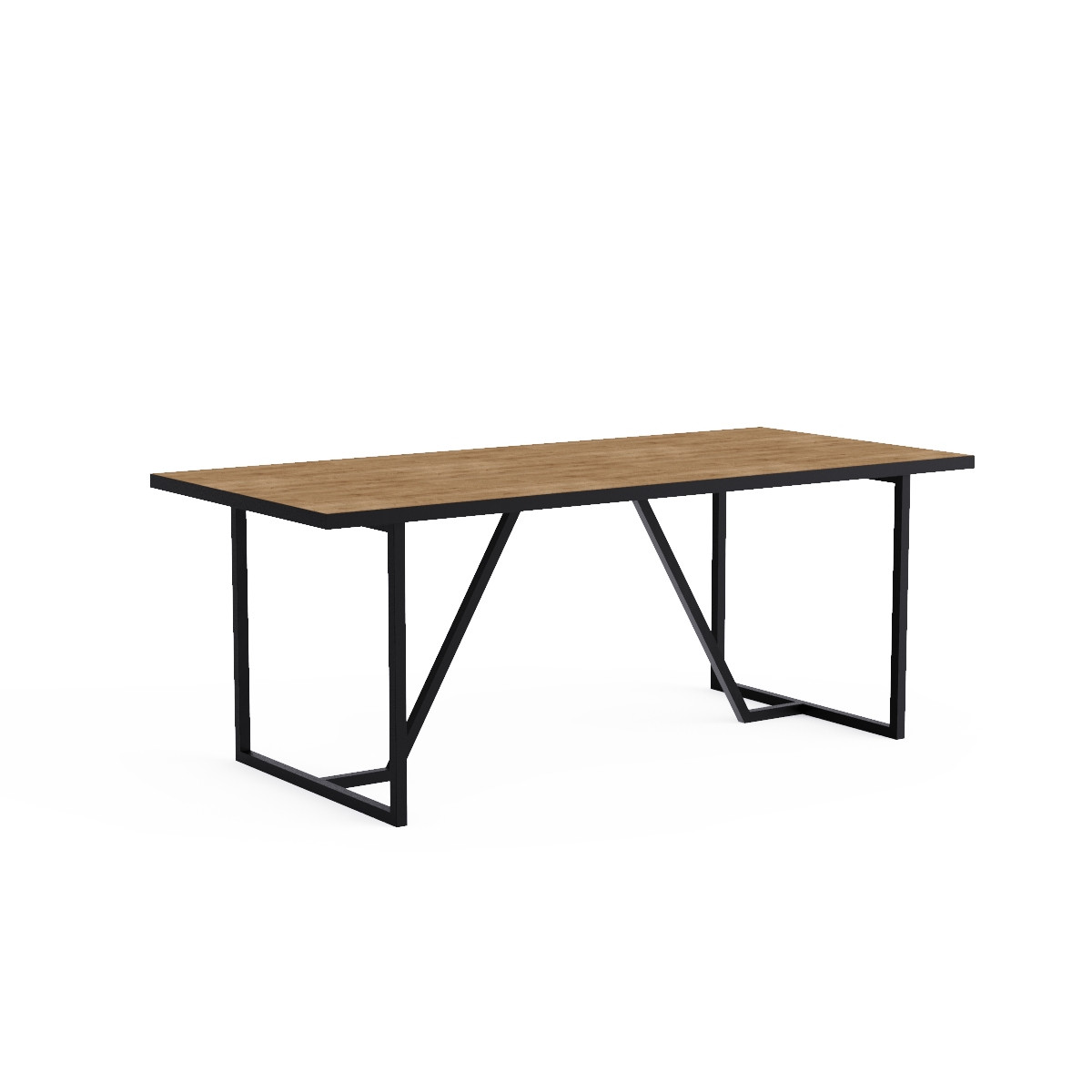 Обеденный стол crafto БЕНДЕР / black в скандинавском стиле. - фото 3 - id-p119104270