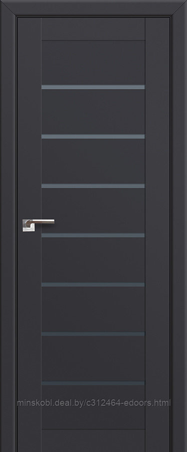 Дверь межкомнатная 71U графит 800*2000 Антрацит