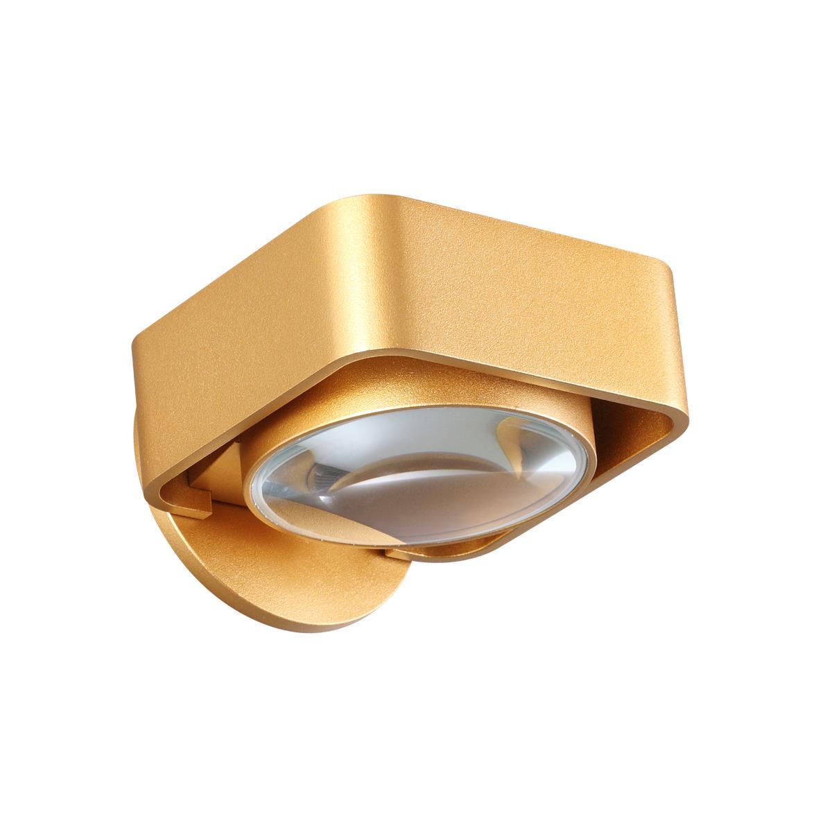 3889/6WG ODL20 122 золотистый/металл Настенный поворотный светильник LED 4000K 6W 220V PACO - фото 1 - id-p119108961