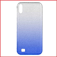 Чехол-накладка для Samsung Galaxy A10 (силикон+пластик) SM-A105 Shine Gradient Blue, фото 1