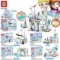 Конструктор Дворец Эльзы и Анны, sy1428 аналог LEGO Disney Princess Frozen