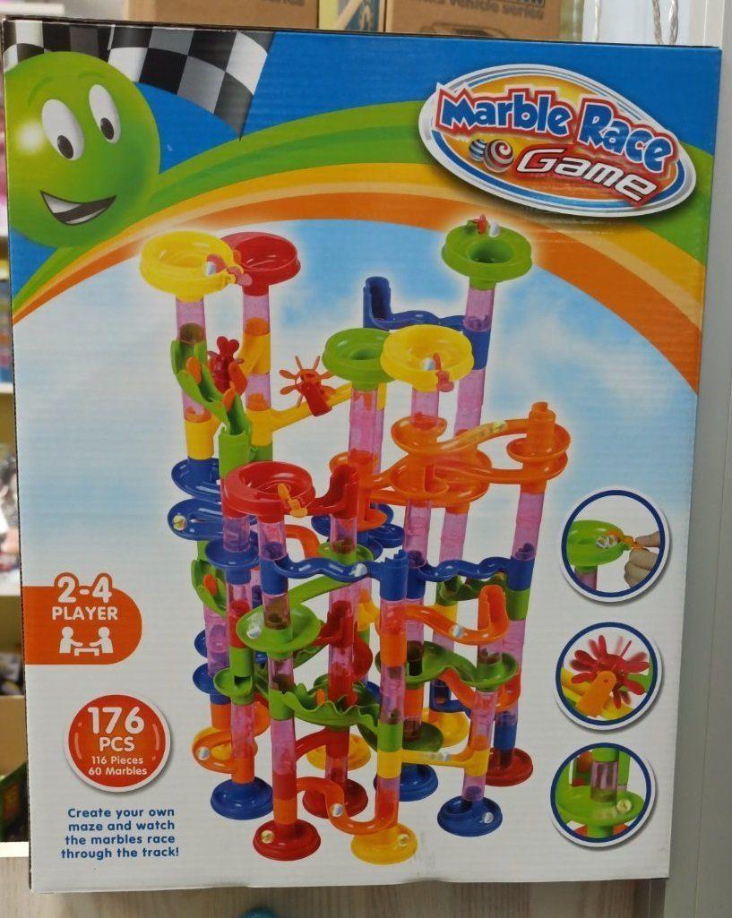 Детский игровой набор конструктор лабиринт динамический с шариком кроха "Веселые горки" bаuer рт. 6013