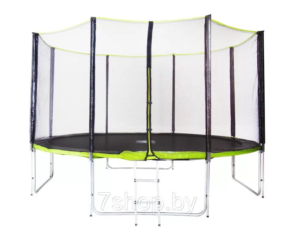 Батут Fitness Trampoline GREEN 12 FT Extreme (4 опоры)