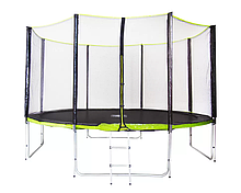 Батут Fitness Trampoline GREEN 12 FT Extreme (4 опоры)