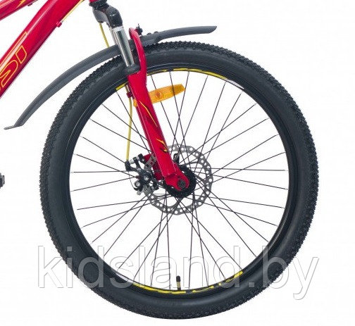Велосипед Aist Rocky Junior Disc 24 1.1" (красный) - фото 4 - id-p119125160