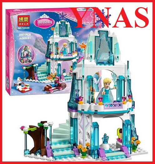 Детский конструктор LELE 79168 ( bela 10435) "Ледяной дворец Эльзы" для девочек аналог лего Lego - фото 1 - id-p54079095