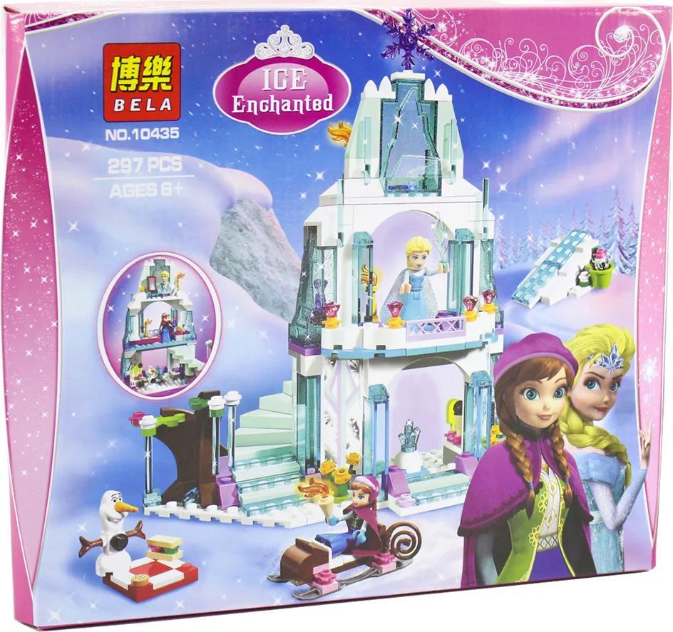 Детский конструктор LELE 79168 ( bela 10435) "Ледяной дворец Эльзы" для девочек аналог лего Lego - фото 4 - id-p54079095