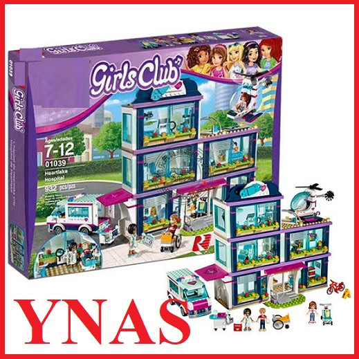 Детский конструктор Bela серия Girls Club арт. 10761 "Клиника Хартлейк-Сити", аналог LEGO 41318 - фото 2 - id-p70595948