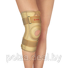 ПОЛЬЗА Бандаж на коленный сустав со спиральными ребрами жесткости неразъемный "Польза", 0809            1