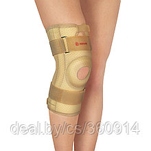 ПОЛЬЗА Бандаж на коленный сустав со спиральными ребрами жесткости неразъемный "Польза", 0809            3