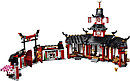 Детский конструктор Ninjago Ниндзяго Монастырь Кружитцу Bela 11165 храм аналог LEGO Лего ниндзя го муви, фото 4