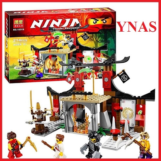 Детский конструктор Ninjago Ниндзяго Bela арт. 10319 Решающее сражение Додзе, аналог LEGO Лего муви 70756