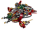Детский конструктор Ninjago Ниндзяго Bela арт.10398 Корабль вертолет R.E.X Ронина, аналог LEGO Лего муви 70735, фото 2