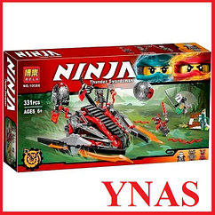 Детский конструктор Ninjago Ниндзяго Bela арт. 10580 Алый захватчик, аналог LEGO Лего муви 70624