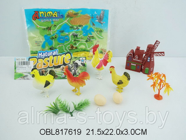 Игровой набор с фигурками домашних животных