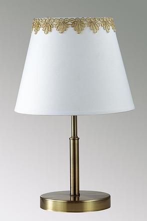 2998/1T LN16 194 бронзовый/декор. стекло/ткань Настольная лампа E14 40W 220V PLACIDA, фото 2