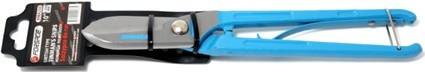 Ножницы по металлу с металлическими рукоятками "прямой рез" 10"-250мм, на пластиковом держателе Forsage - фото 1 - id-p84265168