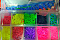 Набор резинок loom band(лум бэндс) 2400 шт и кулончики