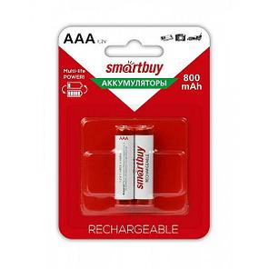 Аккумулятор NiMh Smartbuy AAA/2BL 800 mAh, фото 2