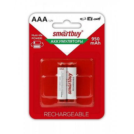 Аккумулятор NiMh Smartbuy AAA/2BL 950 mAh, фото 2