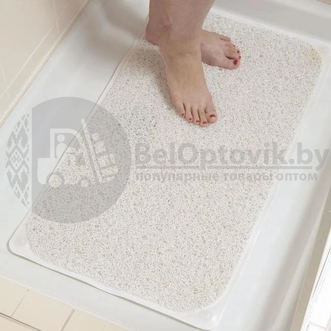 Антискользящий, впитывающмй коврик для ванной и душа Aqua Rug, 38х68 см - фото 4 - id-p119210063
