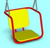 Качели (сиденье) подвесные уличные арт 20310