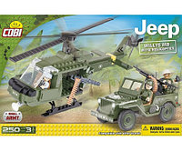 Jeep Willys MB with Helicopter. COBI 24254.