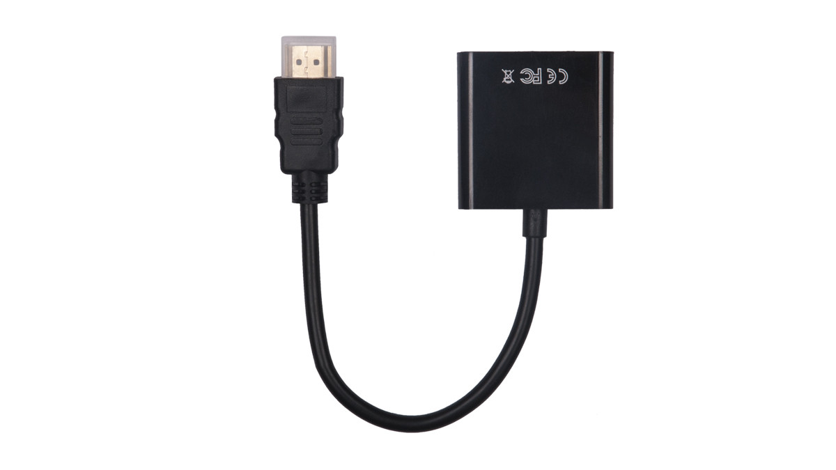 Преобразователь HDMI в VGA (HDMI папа - VGA мама) Ritmix RCC-155