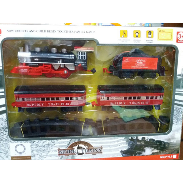 Железная дорога детская Пассажирский экспресс Model Train PYL8 - фото 1 - id-p119220006