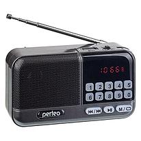 Perfeo радиоприемник цифровой ASPEN FM+ 87.5-108МГц/ MP3/ питание USB или 18650 серый (i20) (PF_B4060)