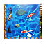 Игровой коврик-пазл EVA с рыбками 60х60 (4шт), фото 2