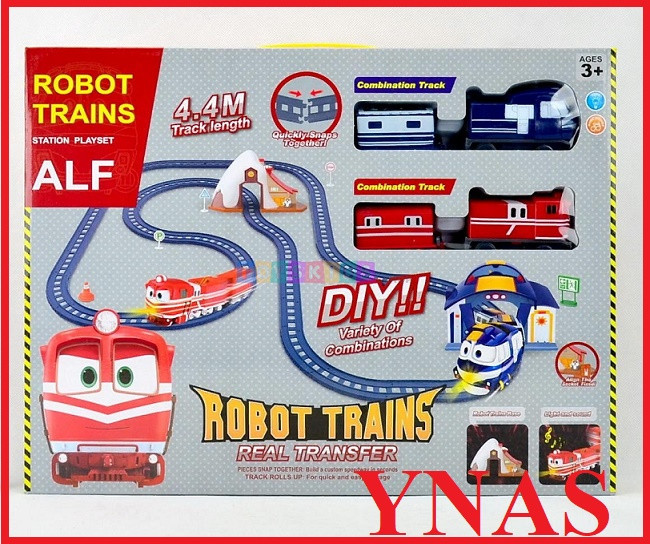 Детские игрушки роботы Robot trains Робот поезд, Игрушечная железная дорога Кай,Альф(Kay, Alf) арт. PT3004