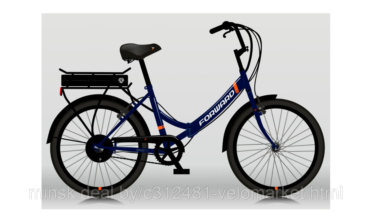 Электровелосипед (велогибрид) FORWARD NAGAI 24(2020) - фото 2 - id-p119222030