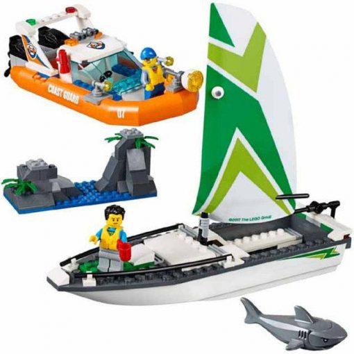 Детский конструктор Bela арт. 10752 "Операция по спасению парусной лодки", аналог лего LEGO Сити - фото 2 - id-p91380130