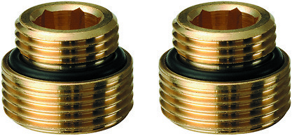 FAR 6081 Набор адаптеров (2шт.) для арт. 1421-1424,1481-1484 к радиаторам с внутренней резьбой 1/2"