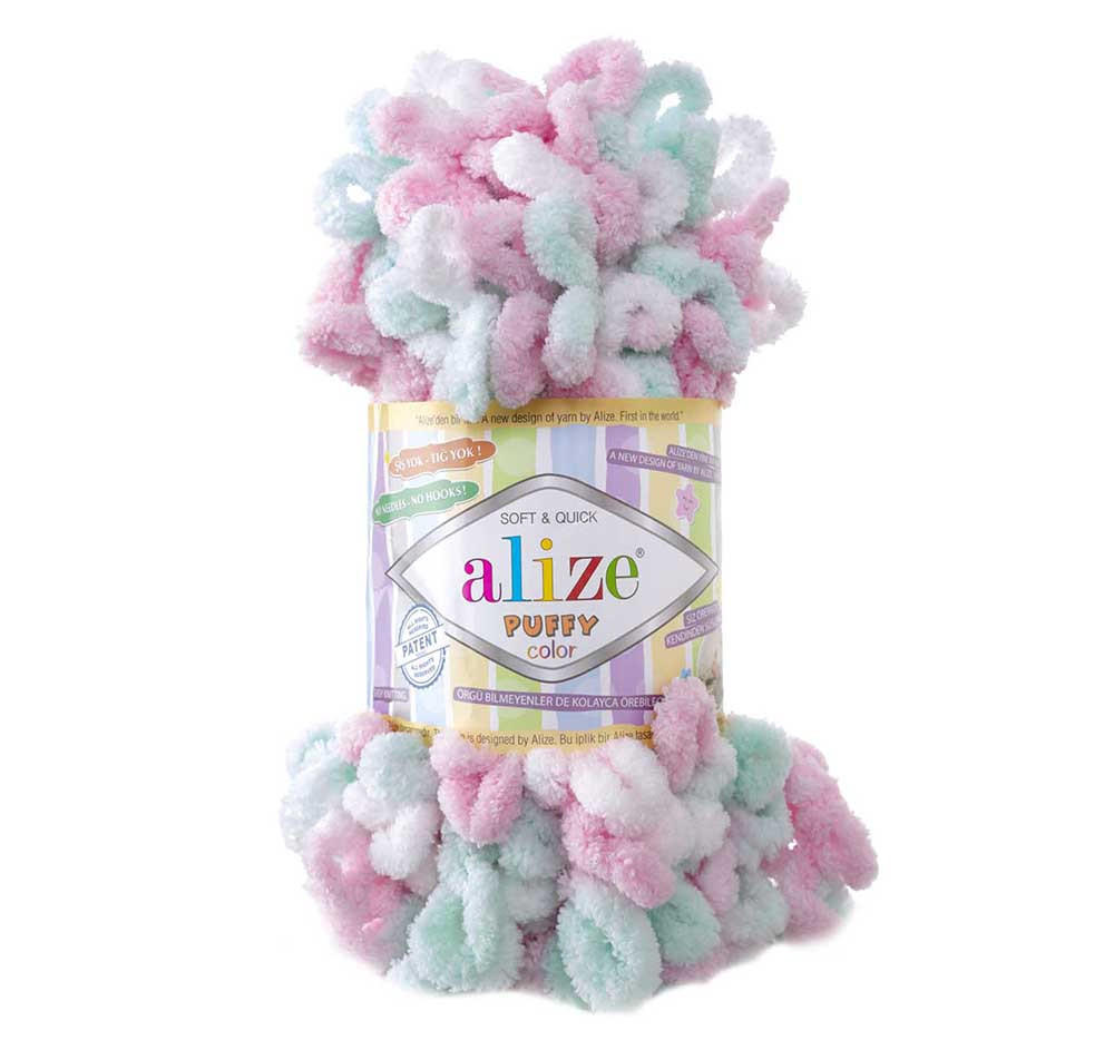 Alize Puffy Color цвет 6052 - фото 2 - id-p119222481