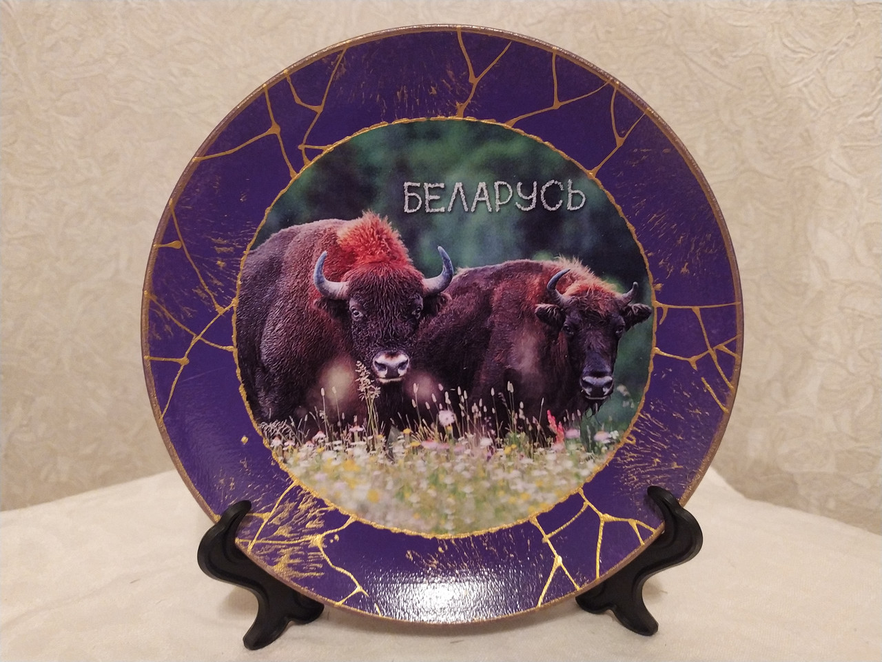 Тарелка сувенирная "Беларусь" 12,5 см - фото 1 - id-p119222562