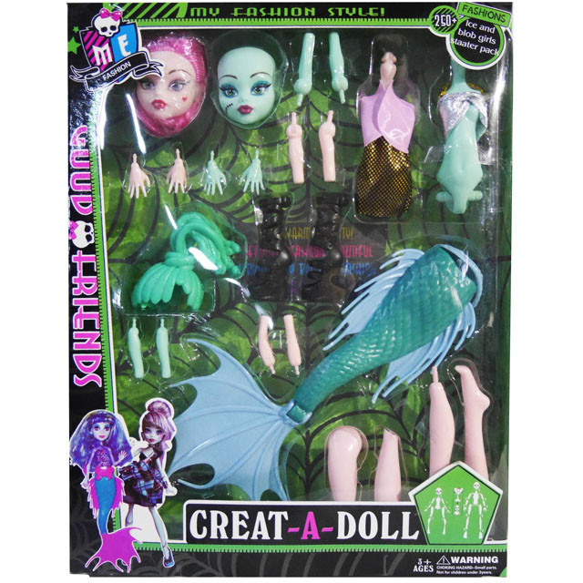Сборная кукла Monster High (собери куклу) JF358