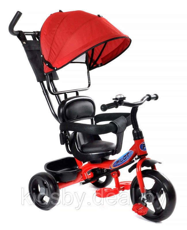 Детский велосипед трехколесный Trike Pilot PT1DR 10/8" 2020 (красный) - фото 5 - id-p118733616