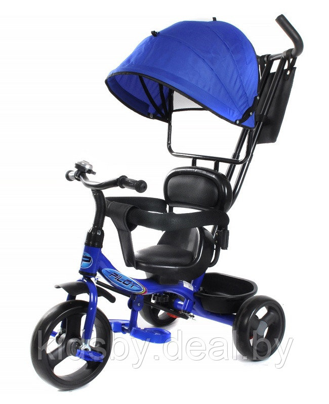 Детский велосипед трехколесный Trike Pilot PT1B 10/8" 2020 (синий)