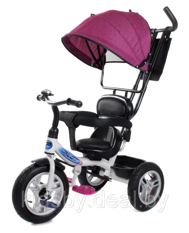 Детский велосипед трехколесный Trike Pilot PTA1V 12/10" 2020 (фиолетовый) - фото 1 - id-p118739691