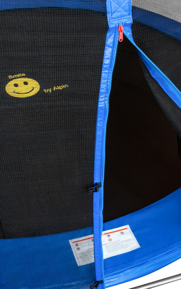 Батут Smile 252см с сеткой и лестницей (Синий) - фото 7 - id-p119231957